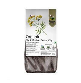 Hamam Dasta Organic Black Mustard Seeds   Pack  800 grams